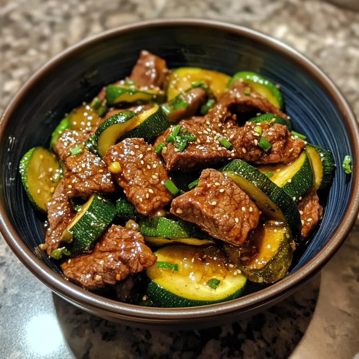 Beef and Zucchini Stir-Fry with Ginger and Coconut Aminos