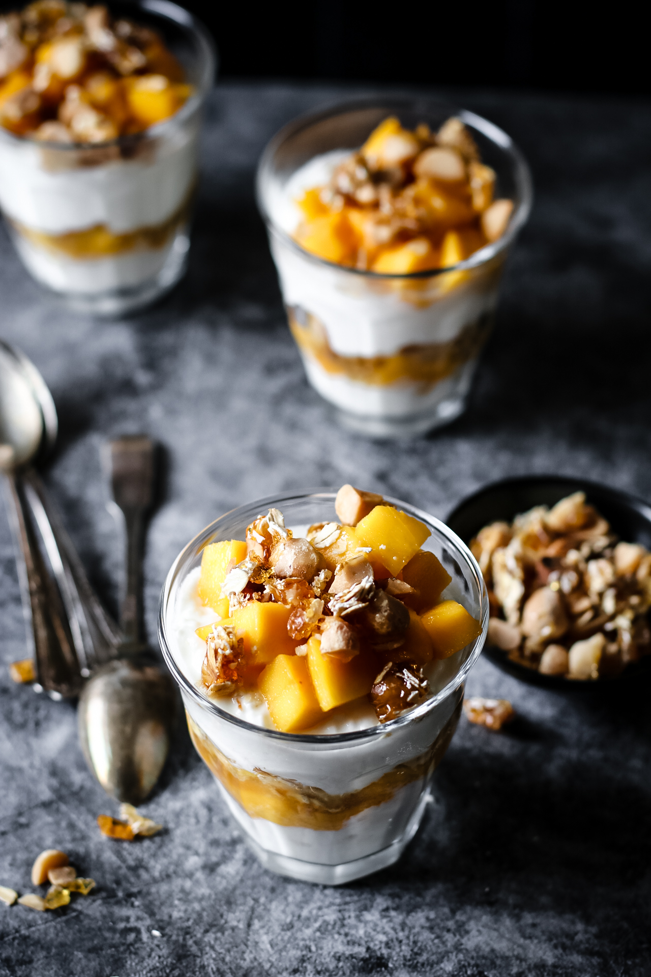 Quick No-Bake Mango Coconut Parfaits