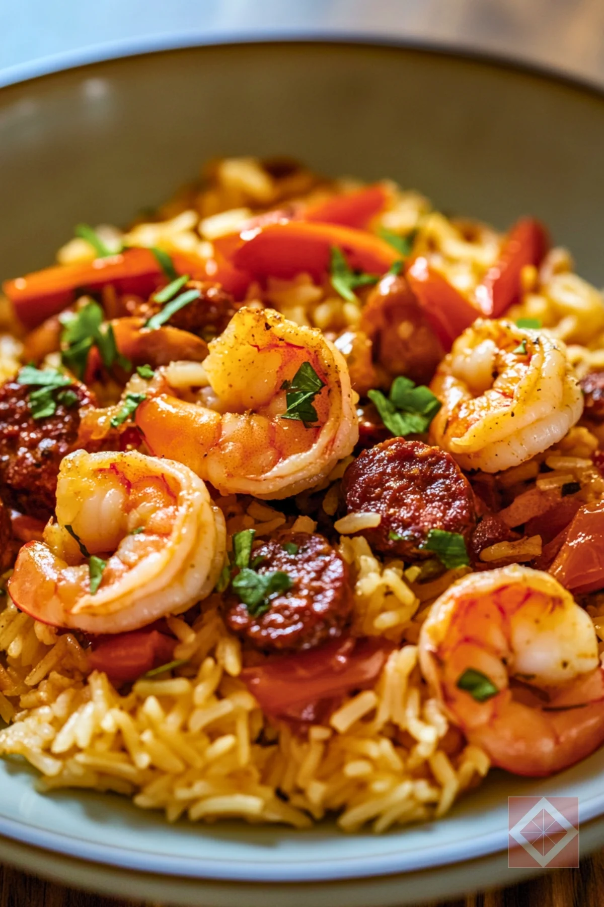 One-Pan Spicy Shrimp and Chorizo Rice