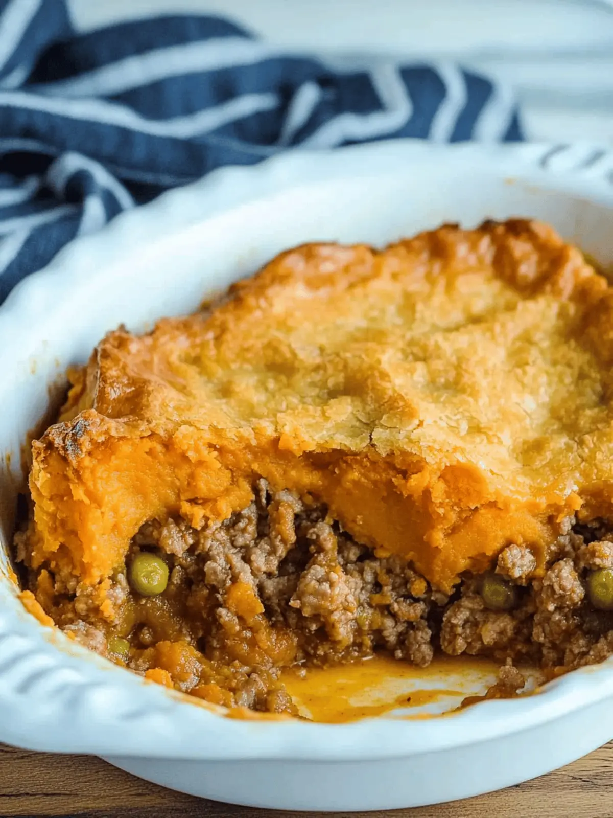 Baked Shepherd’s Pie with Sweet Potato Topping