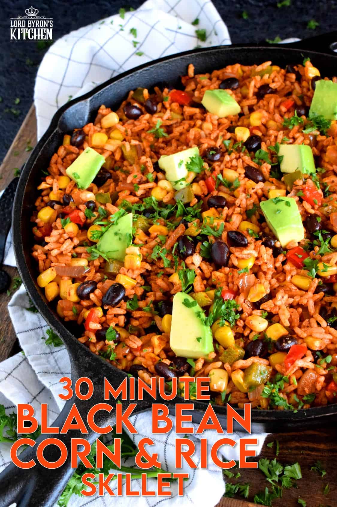 One-Pot Spicy Black Bean and Corn Rice