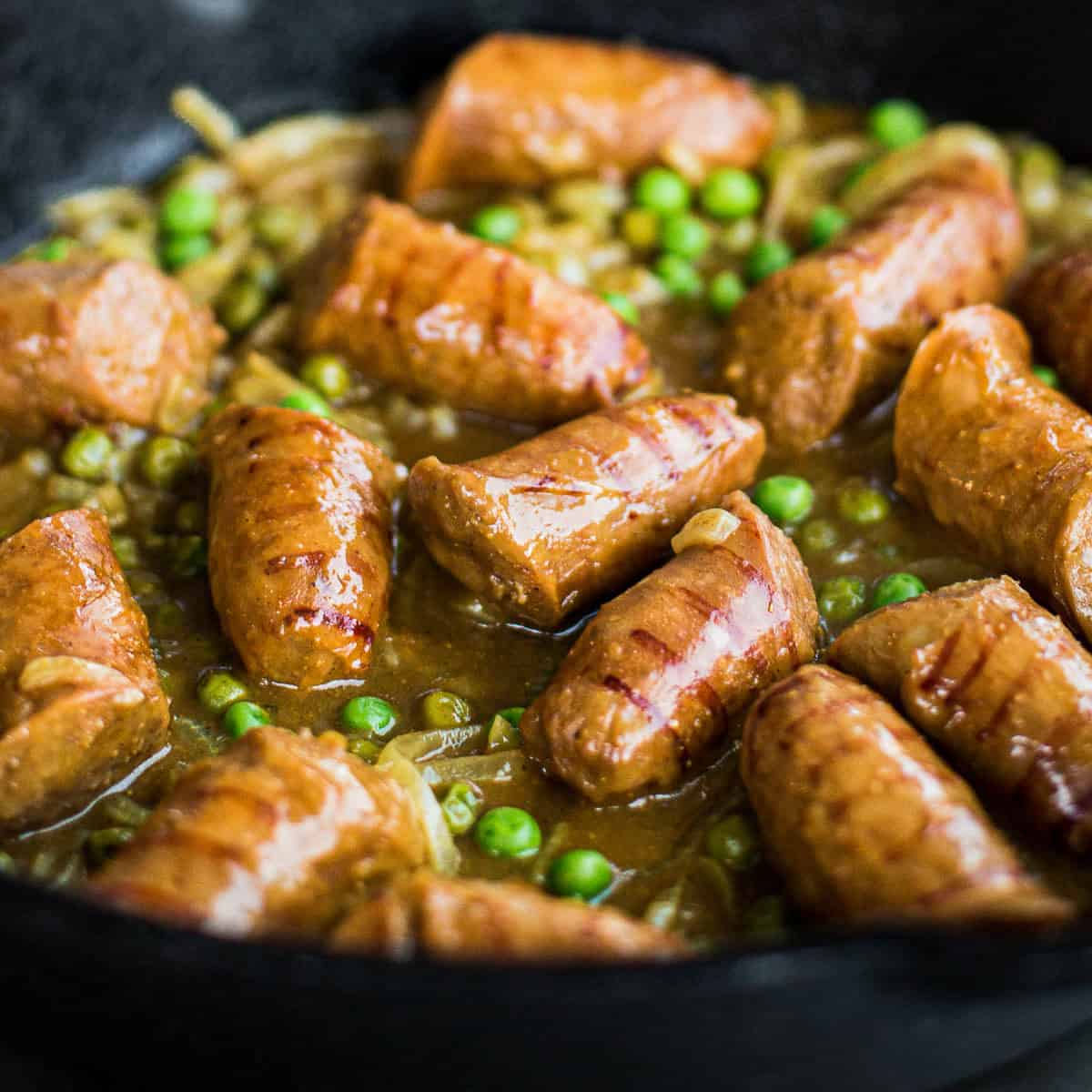 Slow-Cooked Australian Curried Sausages