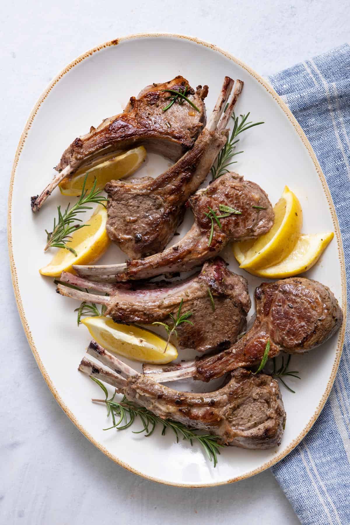 Oven-Baked Lamb Chops with Wattleseed and Rosemary