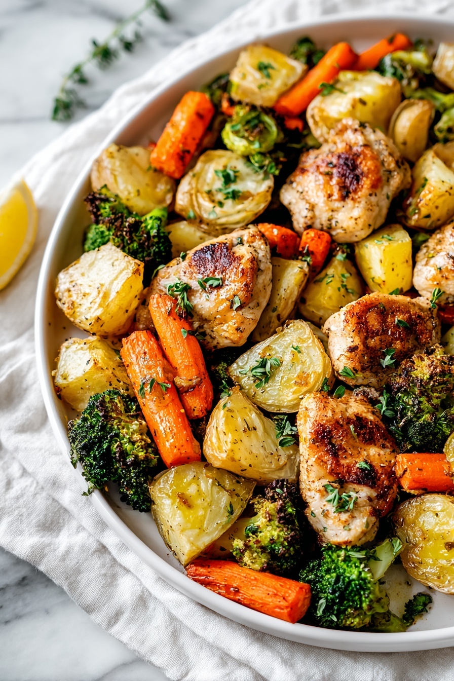Lemon-Herb Sheet-Pan Chicken & Vegetables