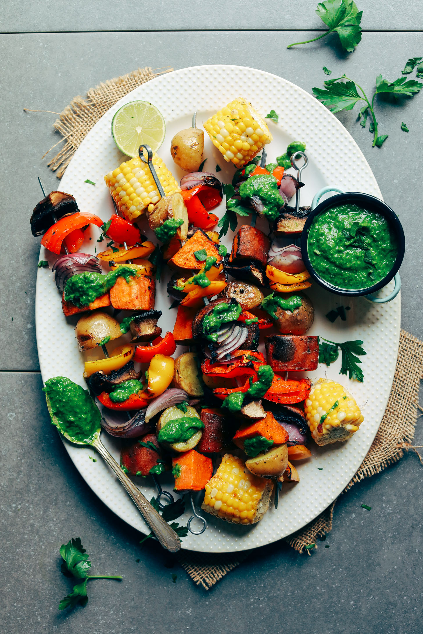 Crisp Light Veggie Skewers