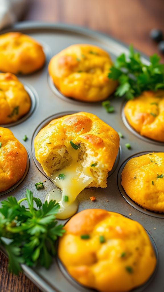 Cheese and Herb Egg Muffins