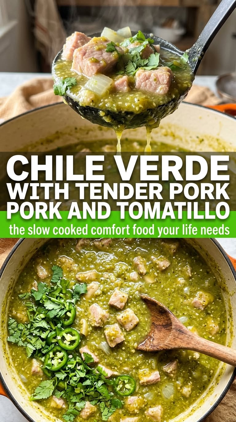 Slow-Cooked Pork Verde with Roasted Hatch Chiles