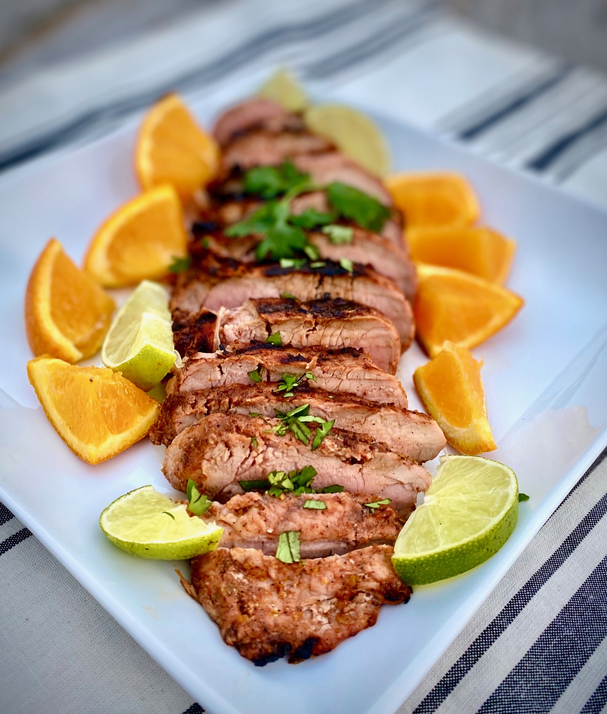 Grilled Chili-Spiced Pork Tenderloin with Red Chile Glaze