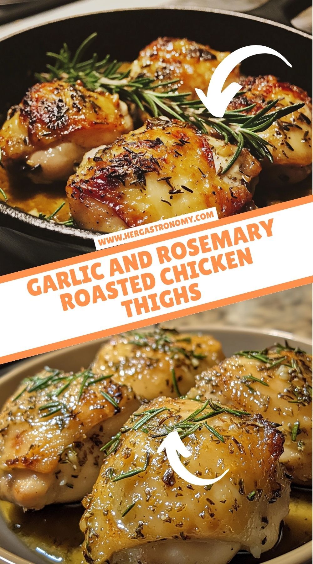 Skillet-Roasted Chicken Thighs with Garlic and Rosemary