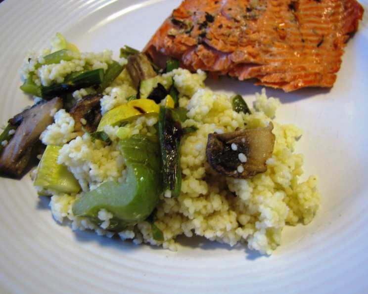 Sweet Millet Couscous with Roasted Vegetables and Tamarind Glaze