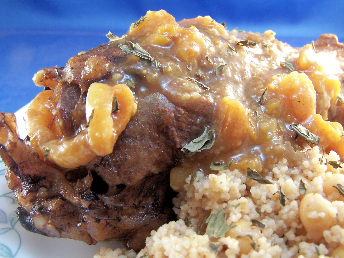 Slow Cooker Moroccan-Spiced Lamb with Apricots