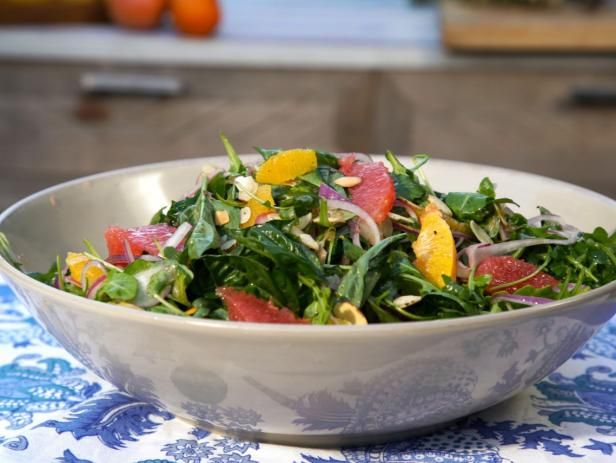 Electromagnetic Citrus Herb Salad with Honey-Lime Dressing