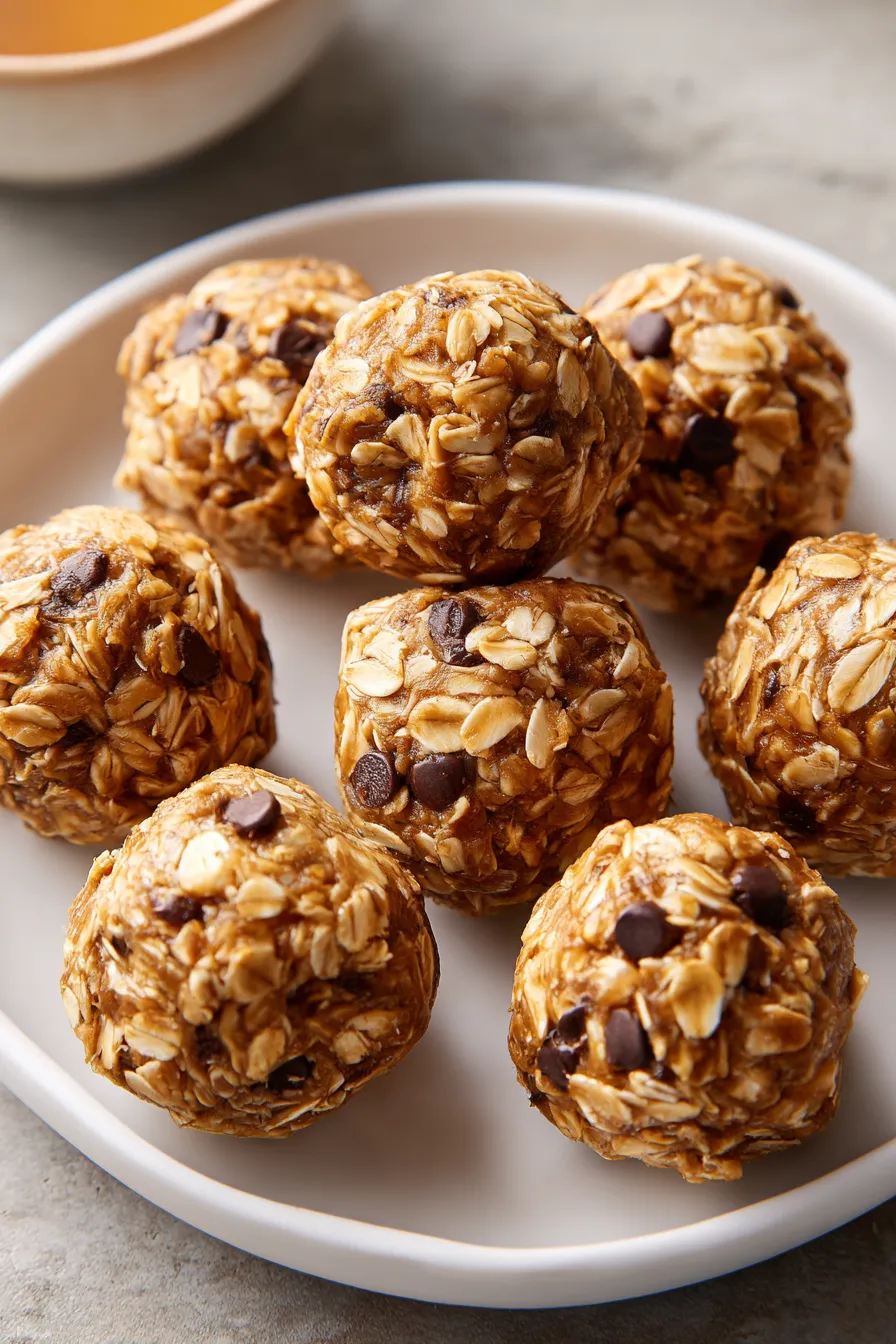No-Bake Energy Bites with Oats and Peanut Butter