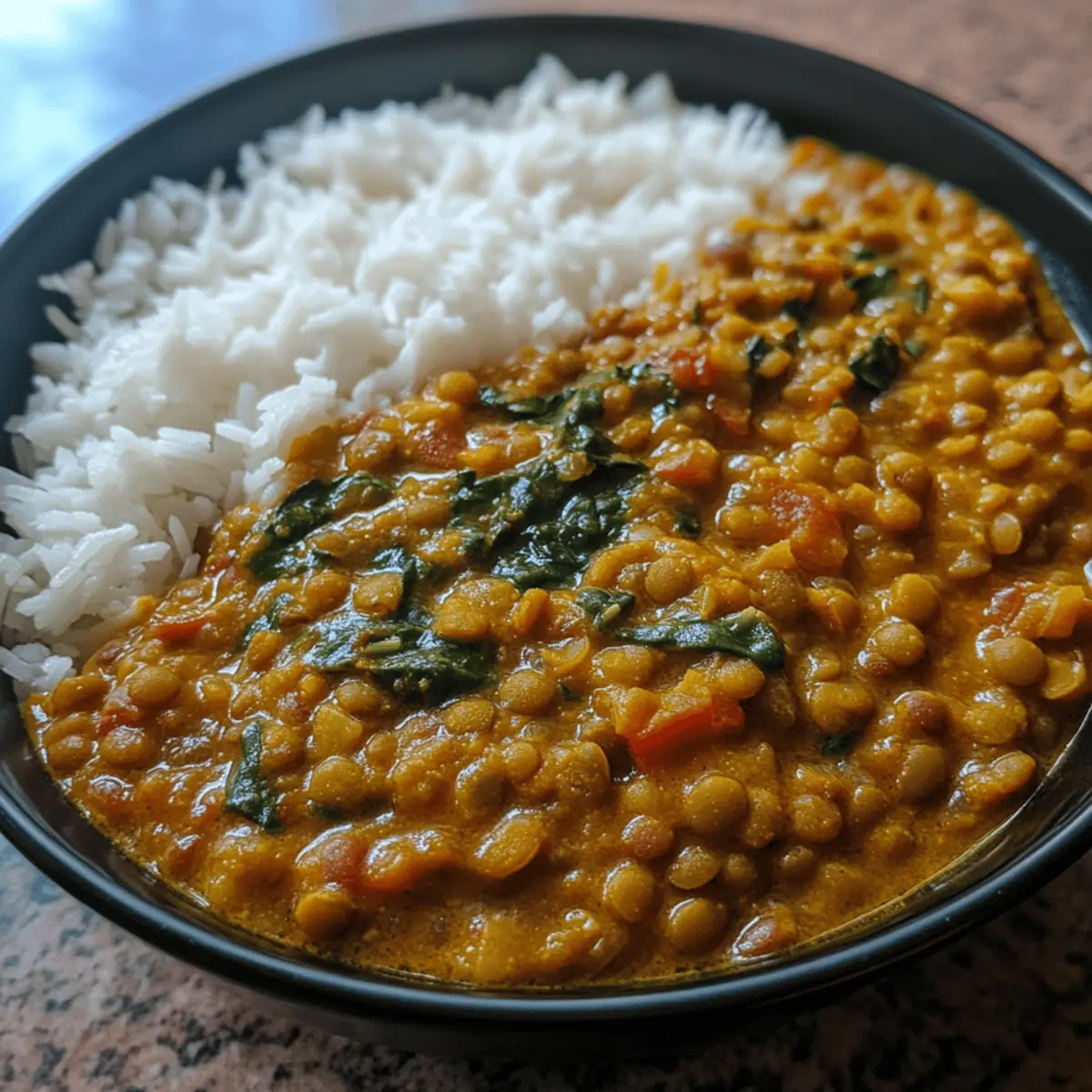 Best-Ever Lentil and Spinach Curry
