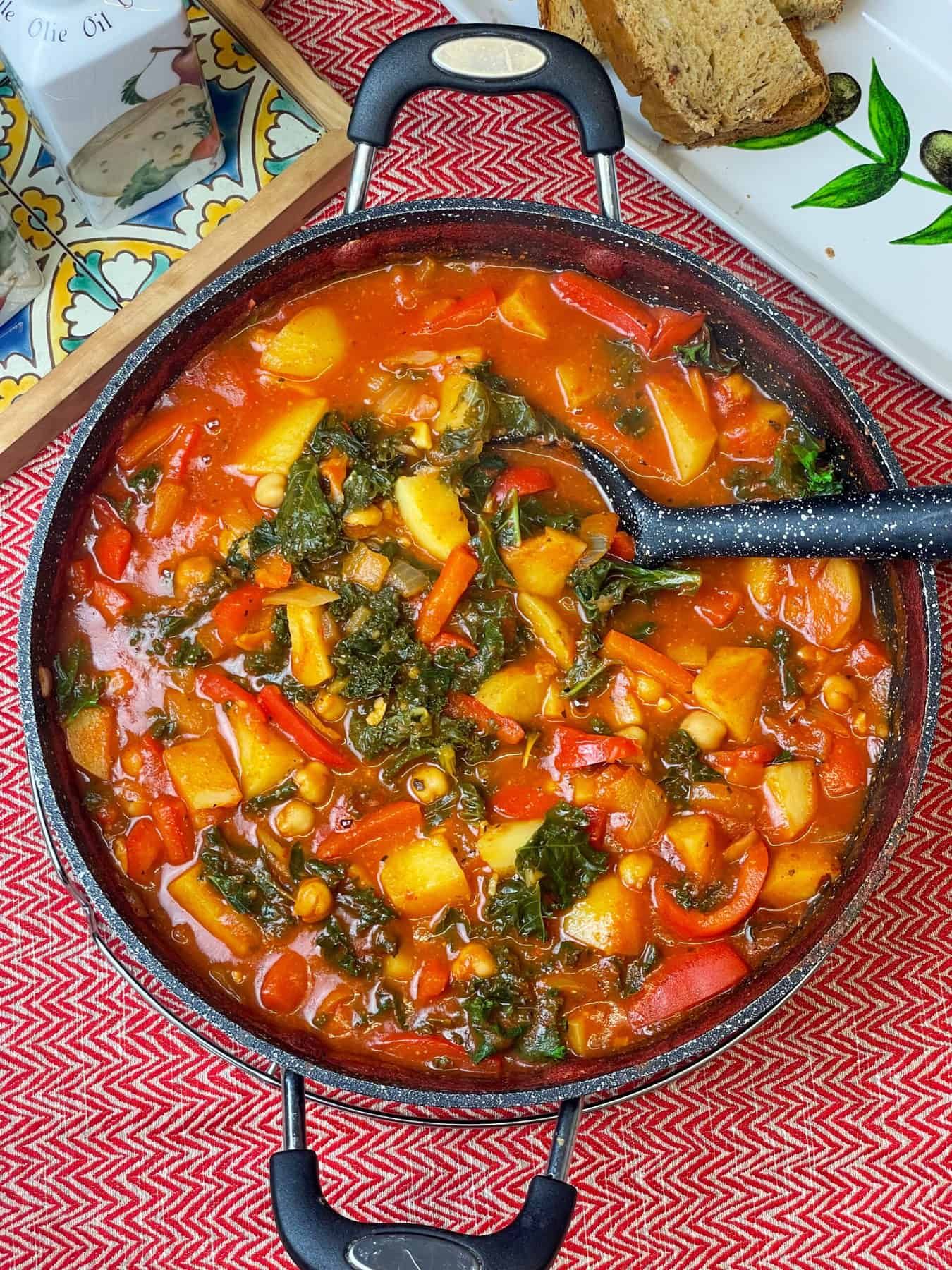 Smoky Spanish Chickpea and Potato Stew