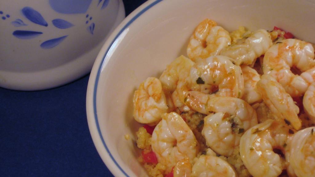Lemon-Garlic Shrimp with Lemon-Dill Couscous