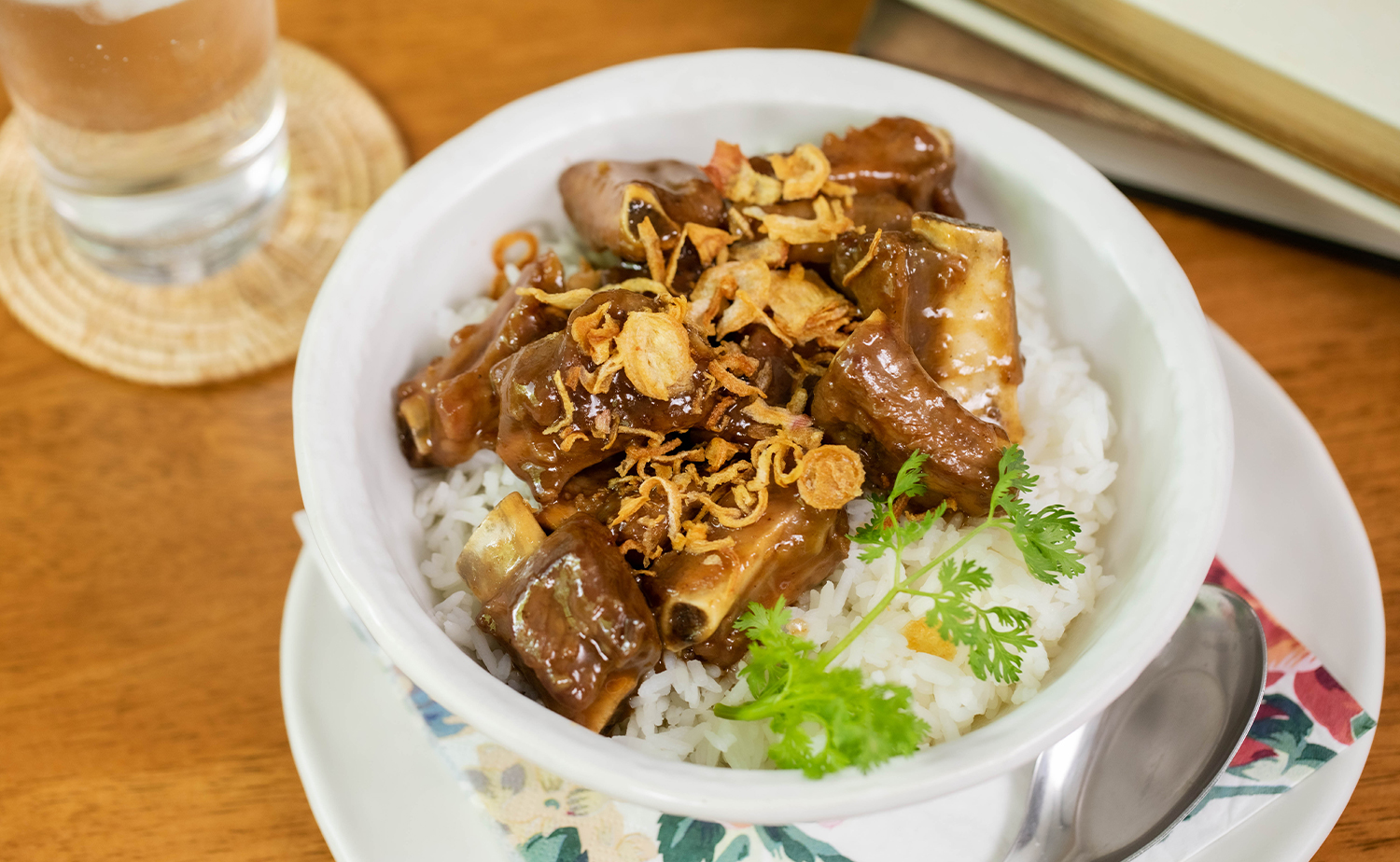 Tamarind and Coconut Braised Pork Shoulder with Jasmine Rice