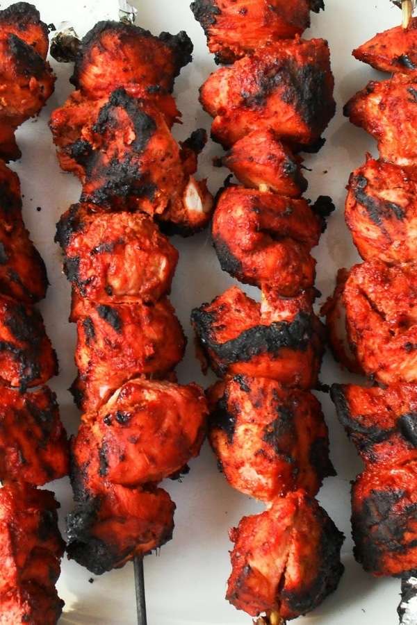 Most Amazing Tandoori Chicken Skewers