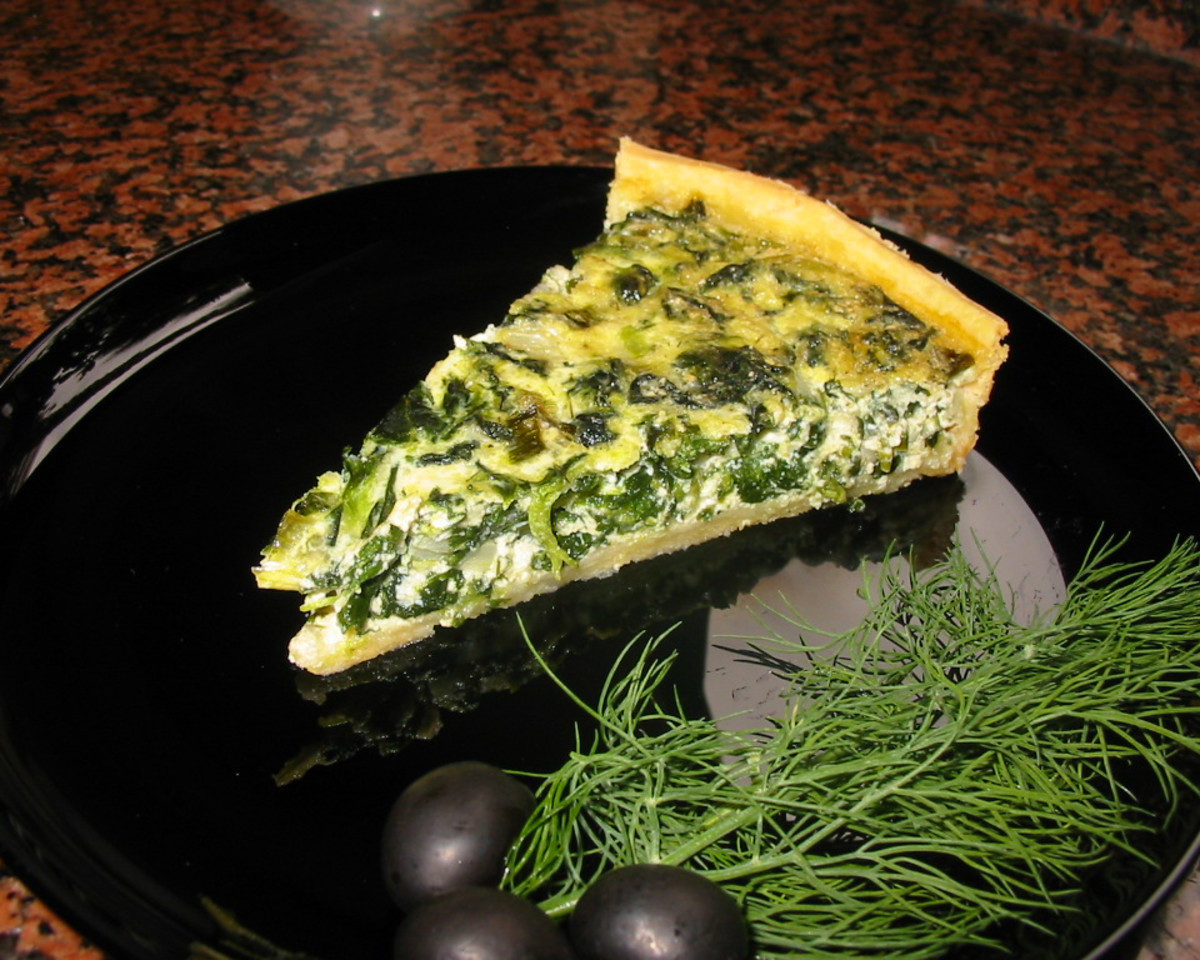 Popular Savory Quiche with Spinach and Feta