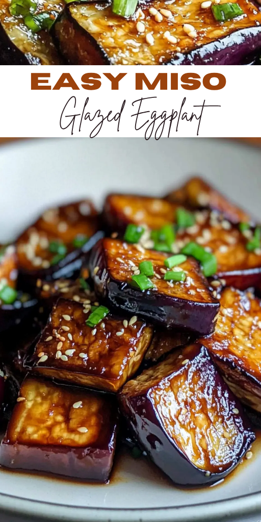 Pan-Seared Miso-Glazed Eggplant with Scallions and Sesame