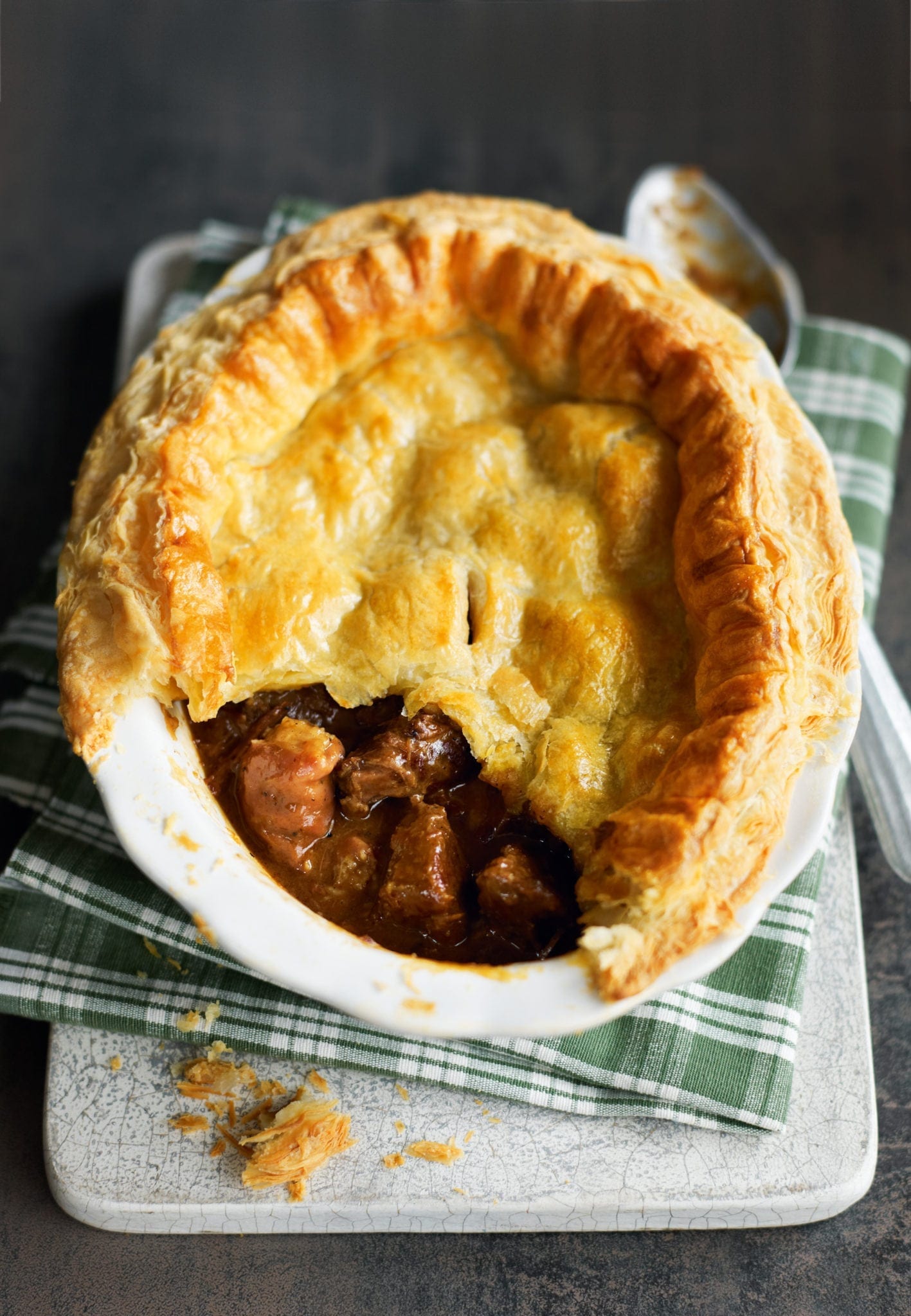 Slow-Roasted Beef Pie with Golden Puff Pastry