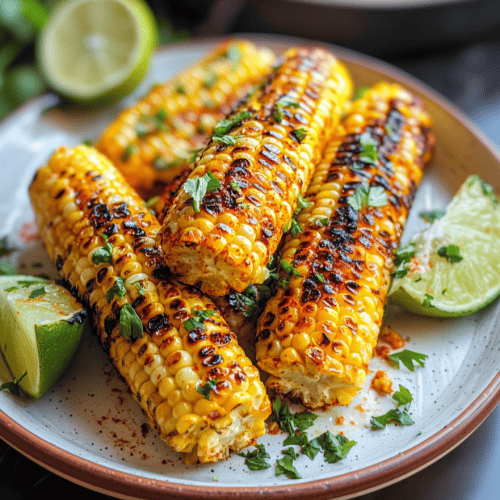 Charcoal-Grilled Corn with Chili-Lime Butter