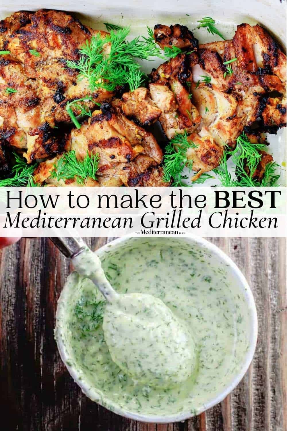 Grilled Mediterranean Lemon-Oregano Chicken Thighs
