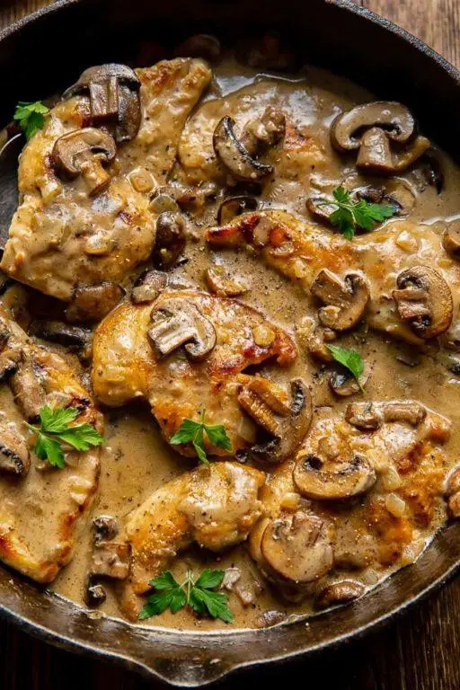 Stovetop Chicken Marsala with Mushrooms