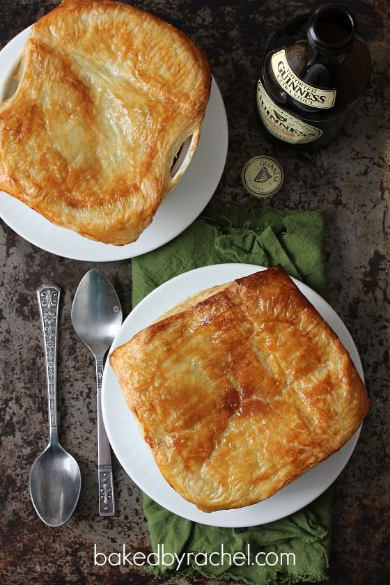 Slow-Cooked Beef and Guinness Pie with Golden Puff Pastry