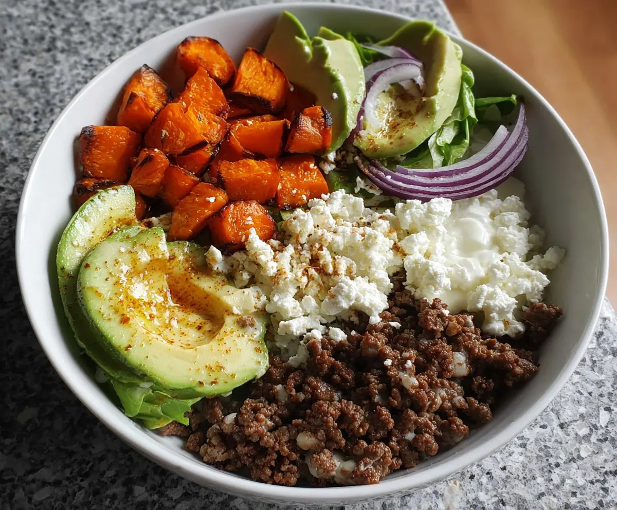 Beef & Cauliflower Mash Power Bowl