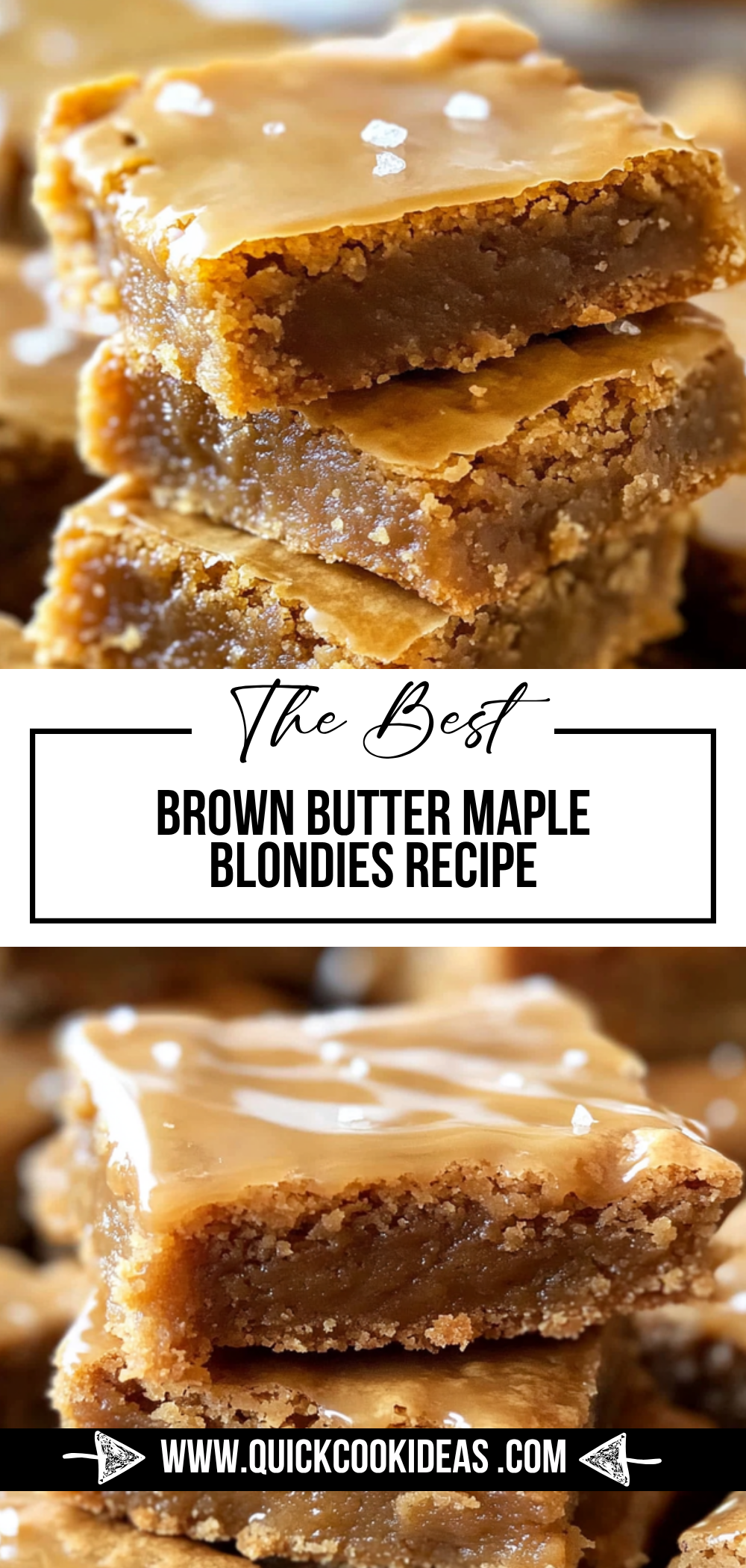 One-Bowl Brown Butter Maple Walnut Blondies