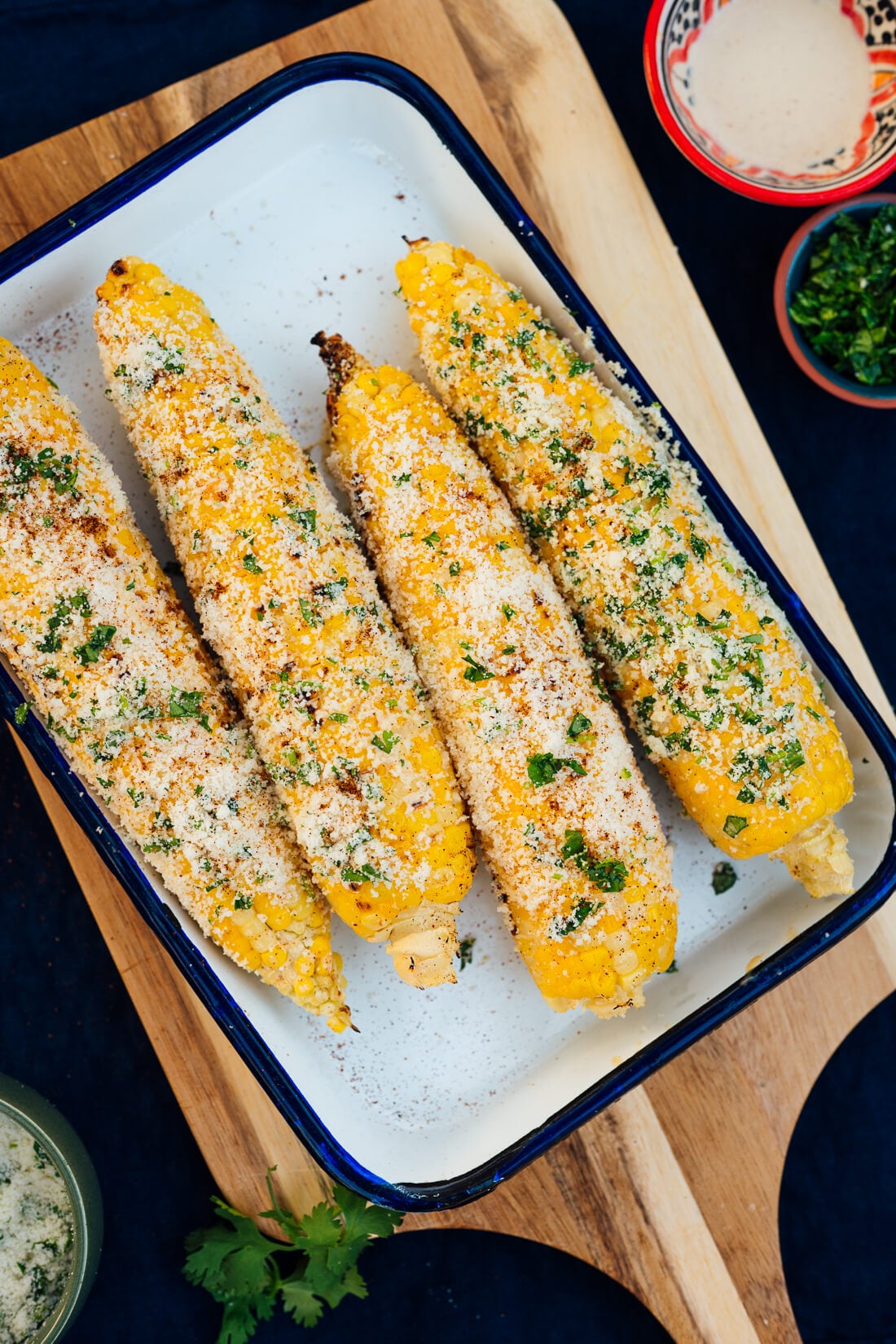 Mexican Street-Style Elote with Chili Lime Butter