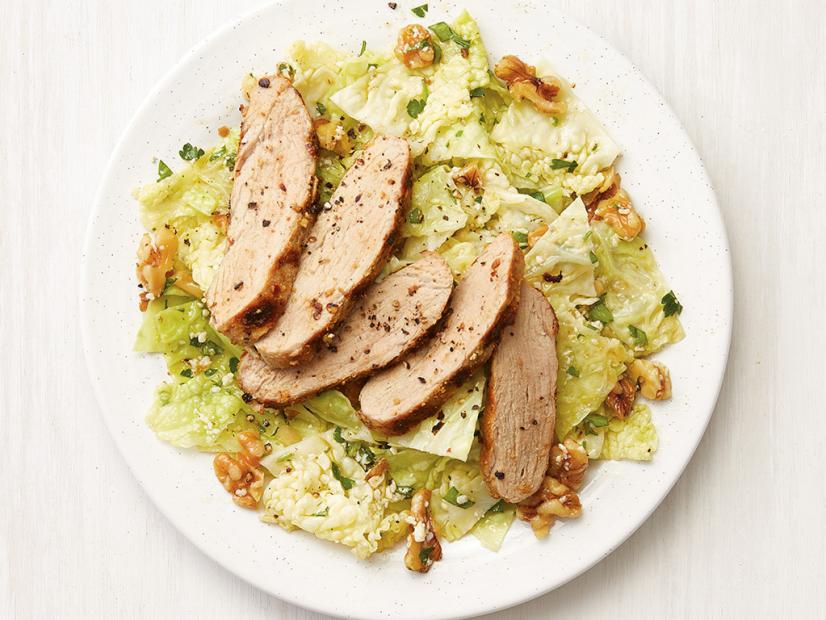 Transylvanian Garlic Pork and Cabbage Salad