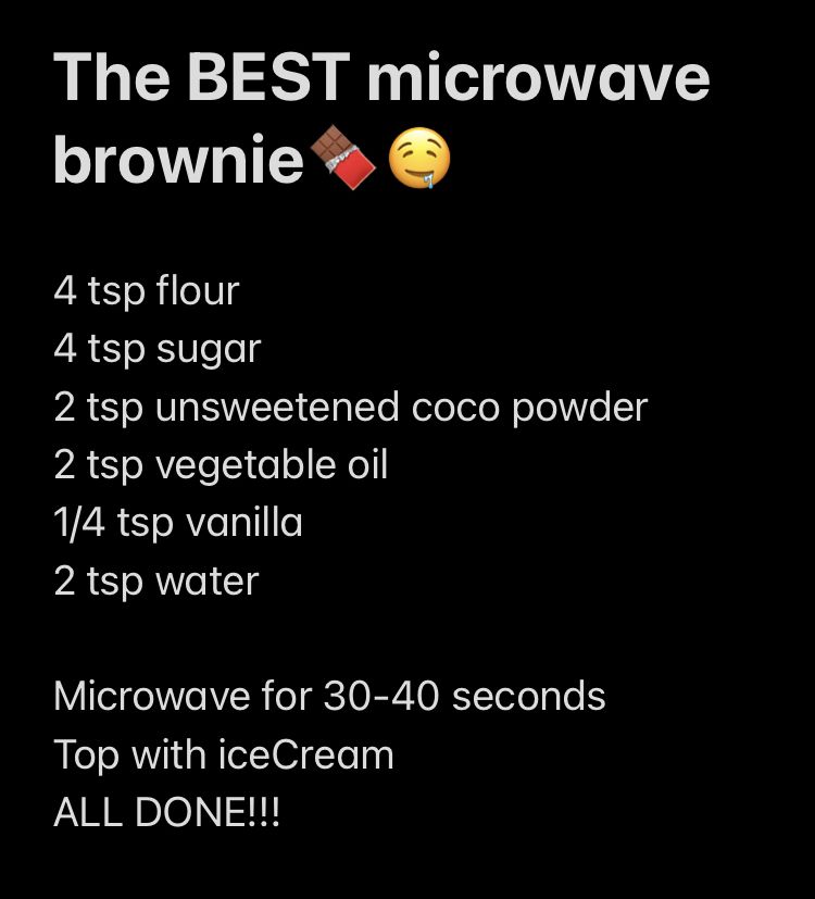 Quick Microwave Mug Brownie