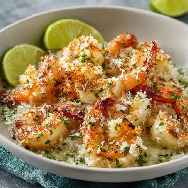Pan-Seared Brazilian-Style Coconut Shrimp with Lime