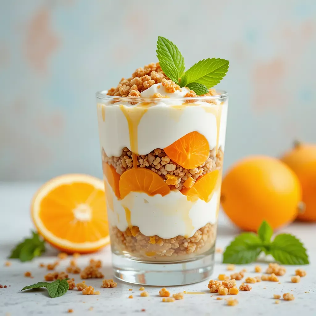 Citrus-Infused Greek Yogurt Parfait with Honey and Pistachios