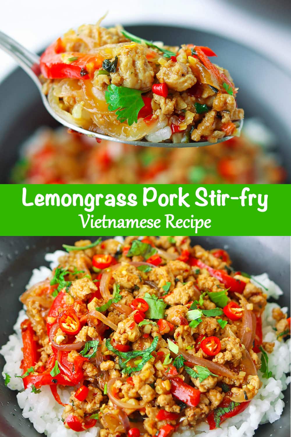 Vietnamese-Inspired Lemongrass Pork Stir Fry