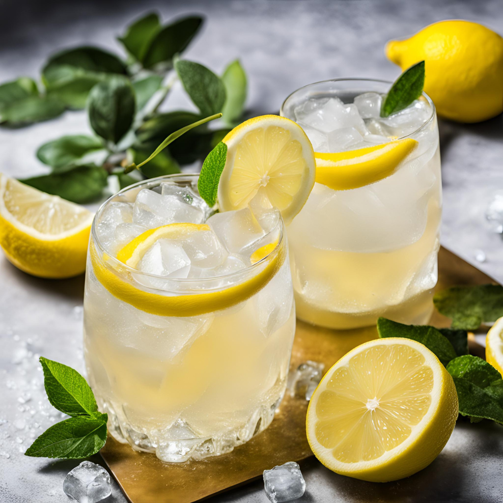 Divided Sour with Half Orange and Half Lemon