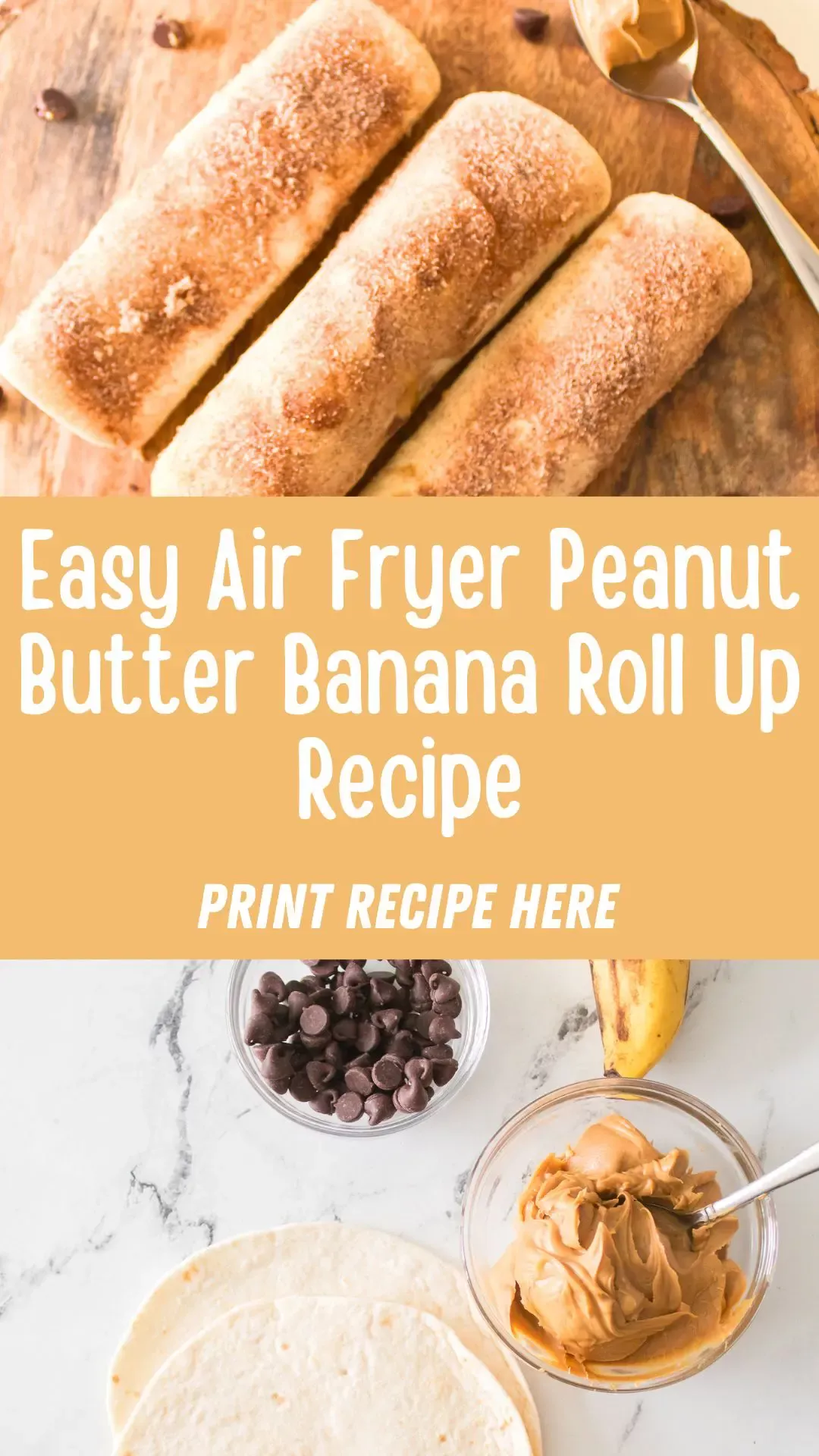 No-Bake Peanut Butter Banana Roll-Ups