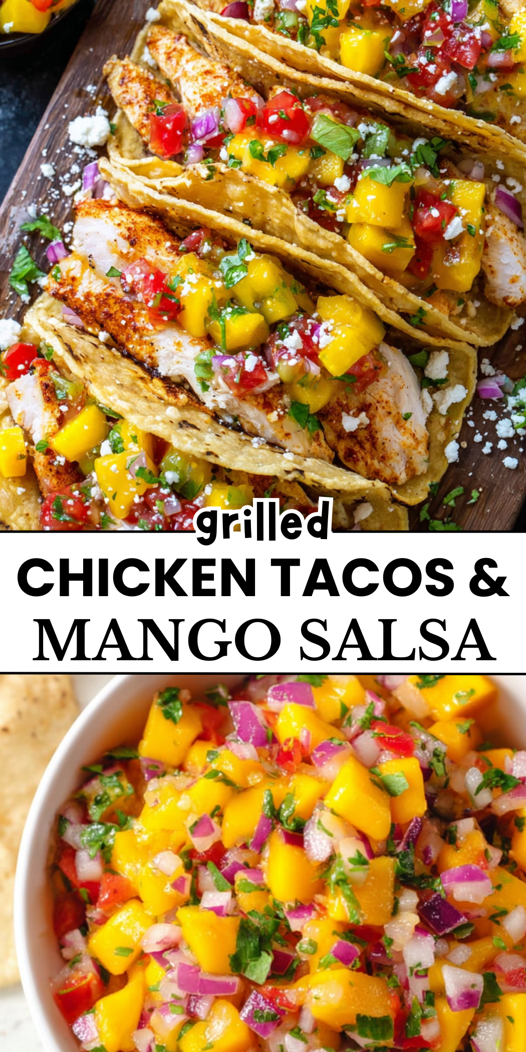Taco-Style Grilled Chicken with Mango Salsa