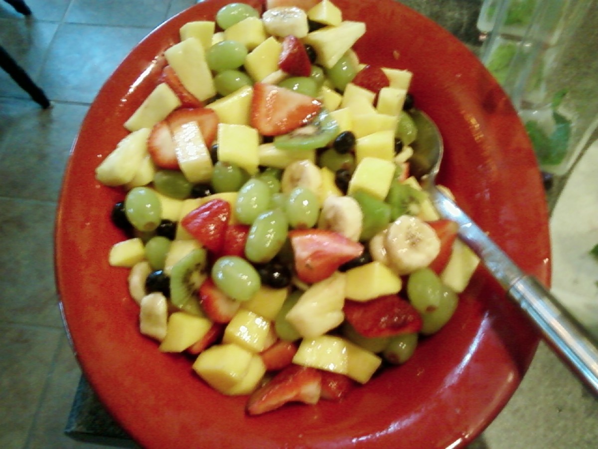 Wizard of Oz Rainbow Fruit Salad