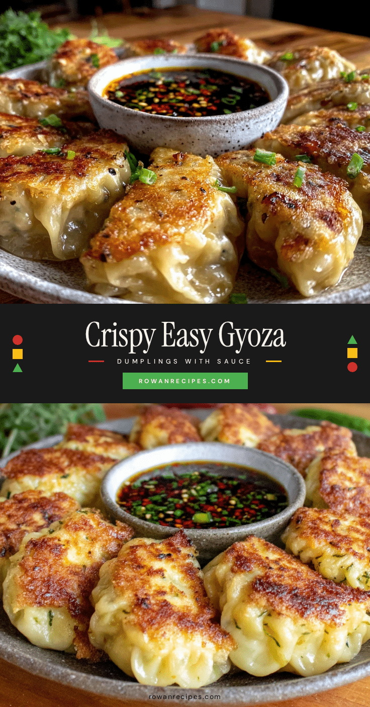 Pan-Fried Gyoza with Soy-Ginger Dipping Sauce