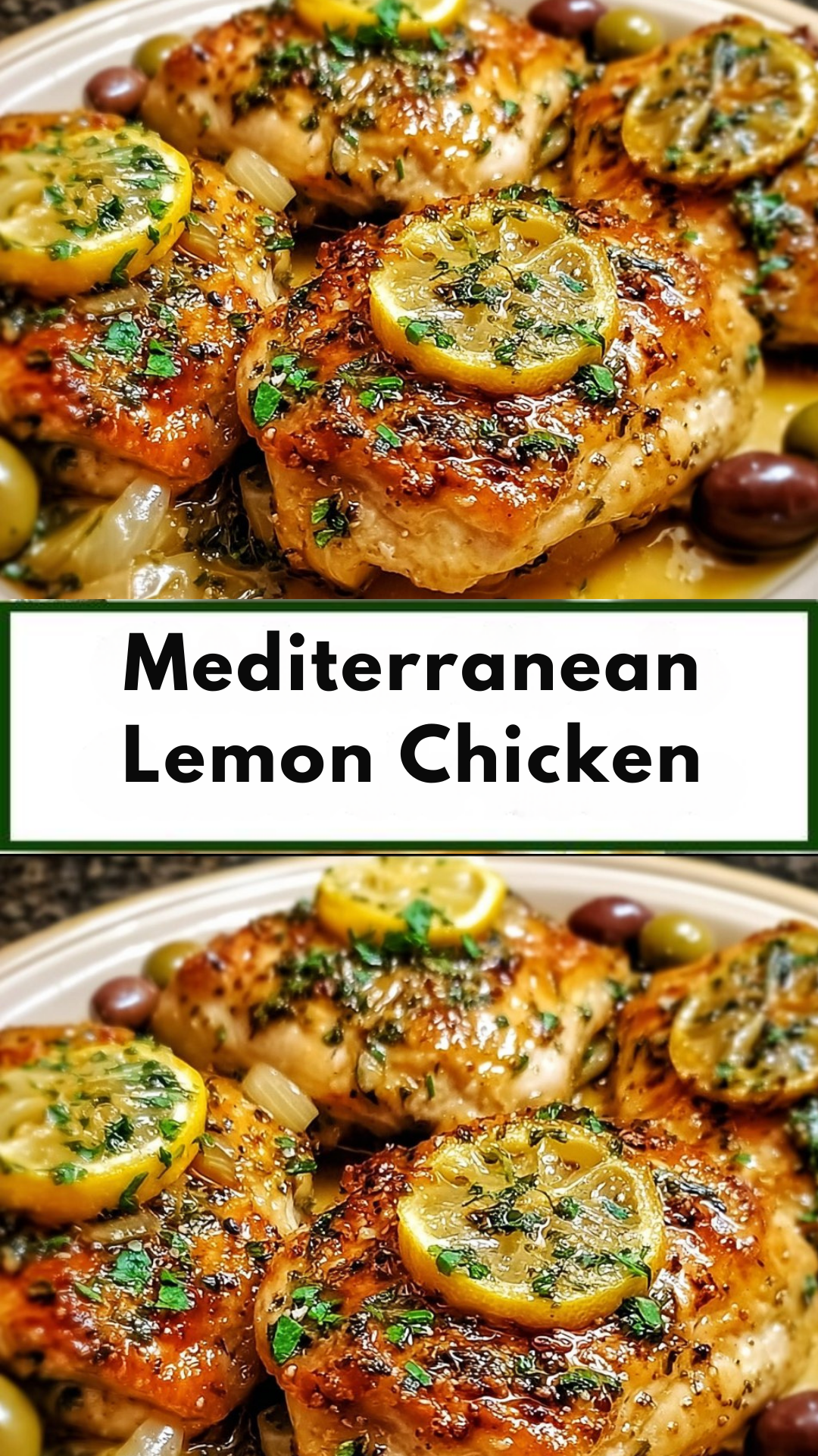 Pan-Roasted Mediterranean Chicken with Olives and Lemon