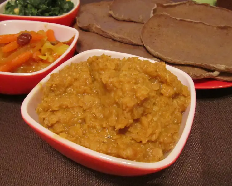 Mesir Wat Lentil Stew with Berbere and Niter Kibbeh