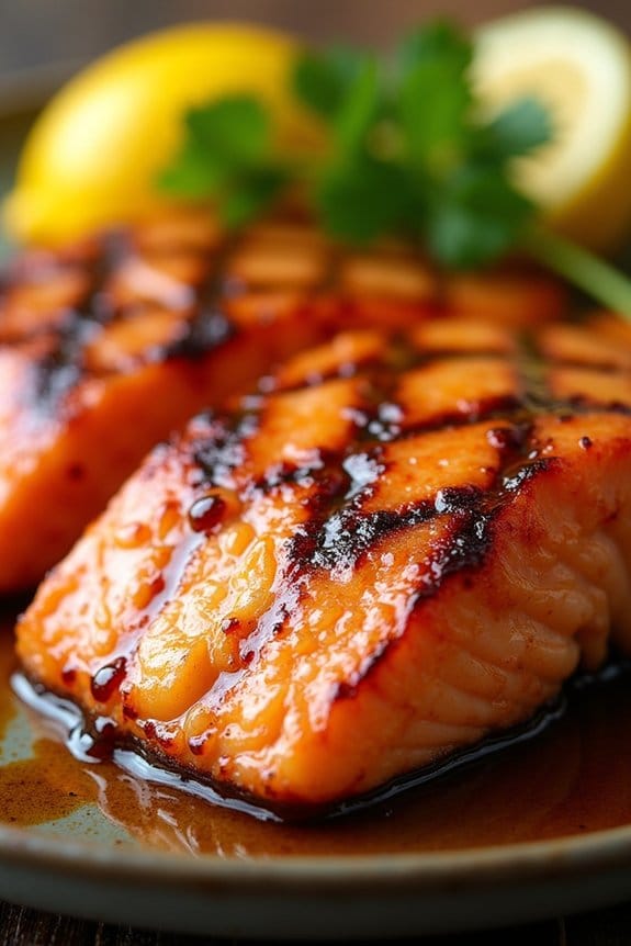 Honey-Glazed Grilled Salmon with Dill and Citrus