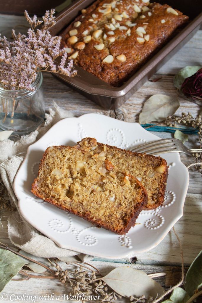 Macadamia Nut and Wattleseed Banana Bread
