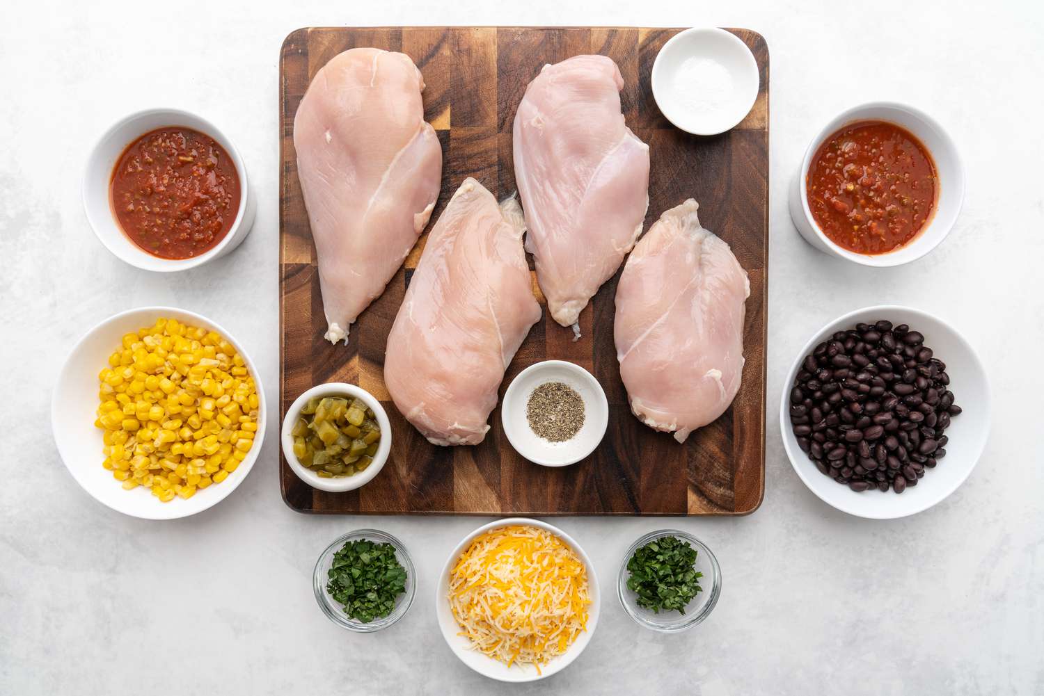 Pan-Seared Chicken with Missouri Sweet Corn and Black Bean Salsa