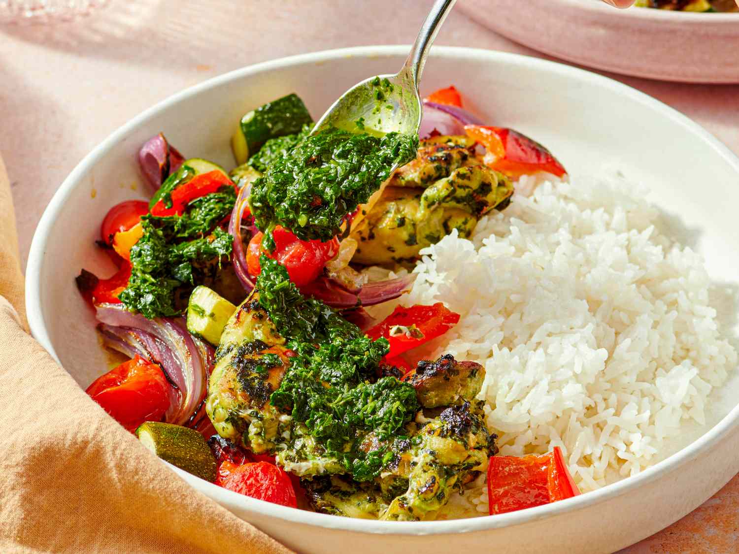 Chimichurri Chicken and Vegetable Casserole