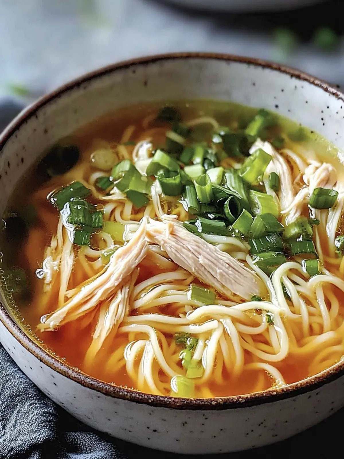 Low Simmer Ginger-Scallion Rice Noodle Soup