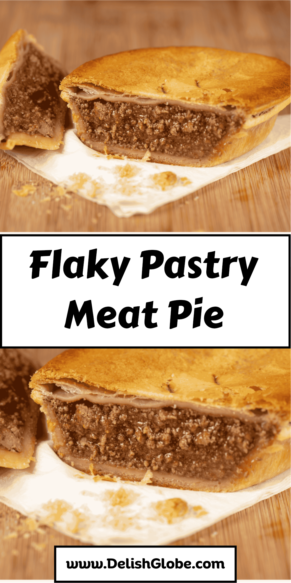 Slow-Baked Meat Pie with Ground Beef and Golden Pastry